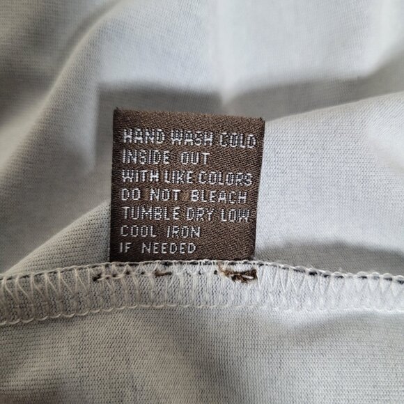 J. McLaughlin Black Gold 3/4  Sleeve Striped Drawstring Dress Size M - Picture 10 of 10